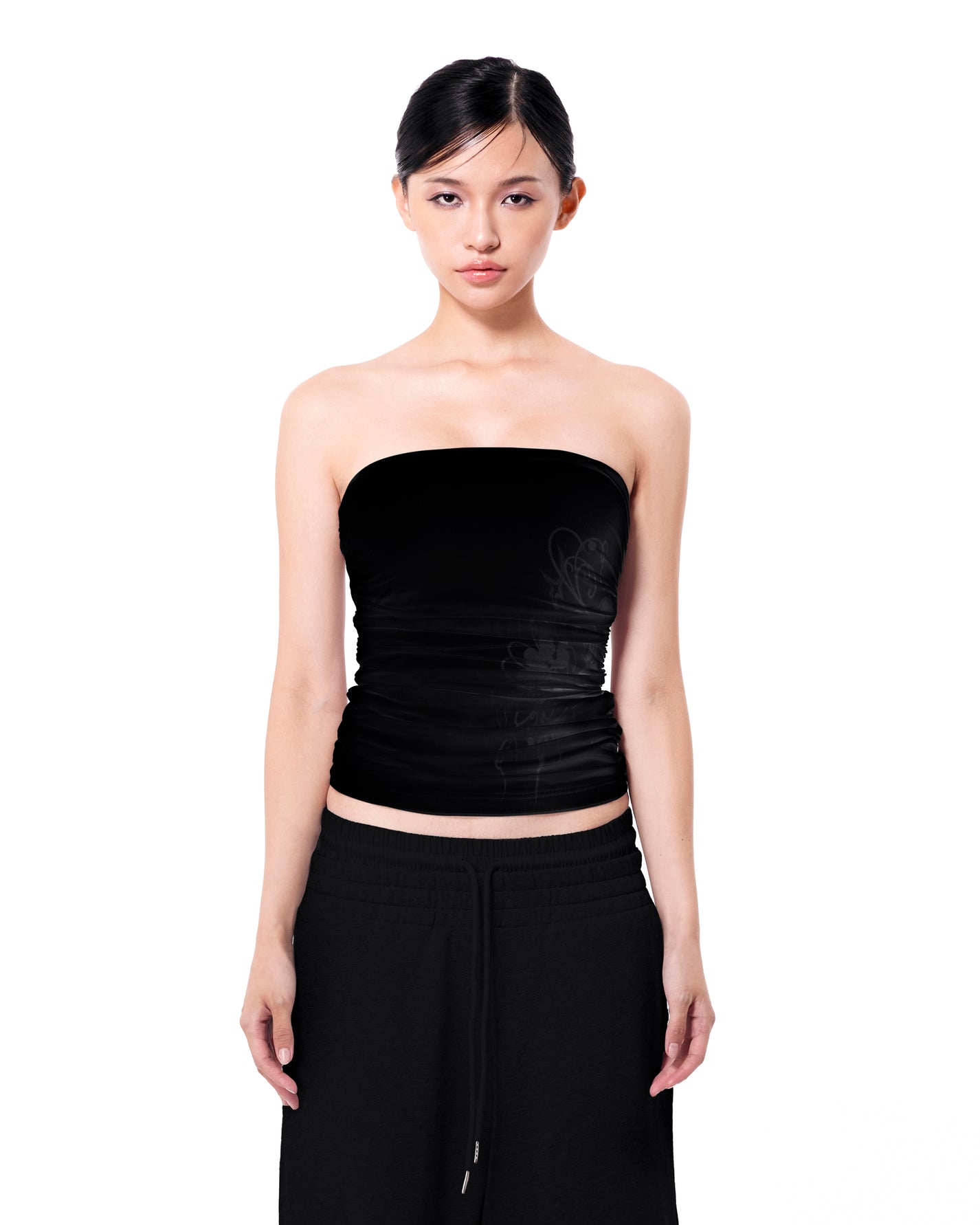 Chrisinni x Miki Bra Top - Black