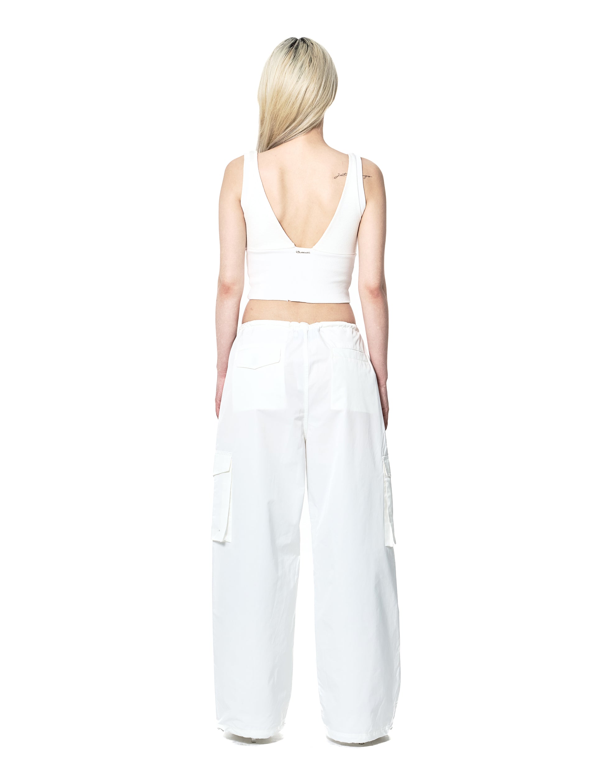Chrisinni Cargo Pants - White