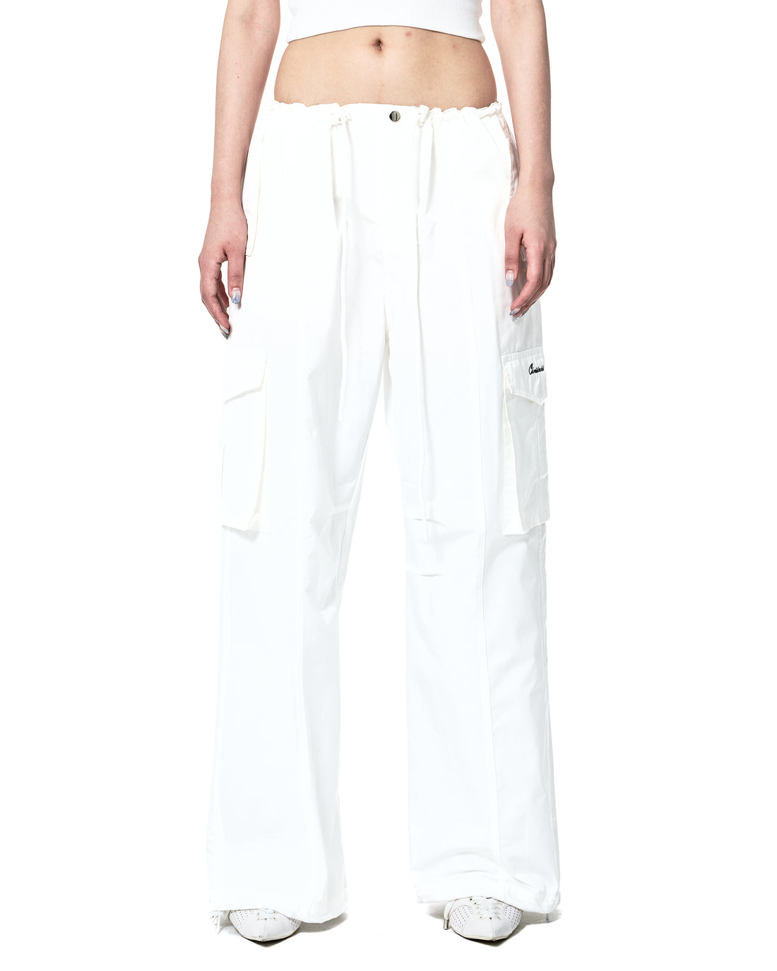 Chrisinni Cargo Pants - White