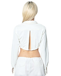Liquid Gloss Shirt - White