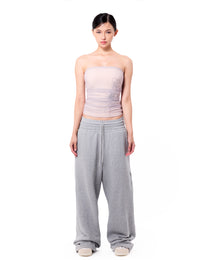 Chrisinni x Miki Unisex Double Waistband Sweatpants - Gray