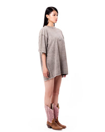 Chrisinni x Miki Women&#39;s T Shirt- Washed Gray