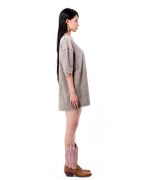 Chrisinni x Miki Women&#39;s T Shirt- Washed Gray