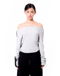REVERSIBLE LONG SLEEVE TOP