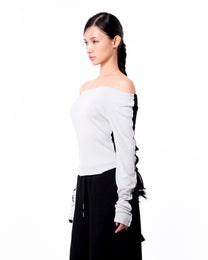 REVERSIBLE LONG SLEEVE TOP