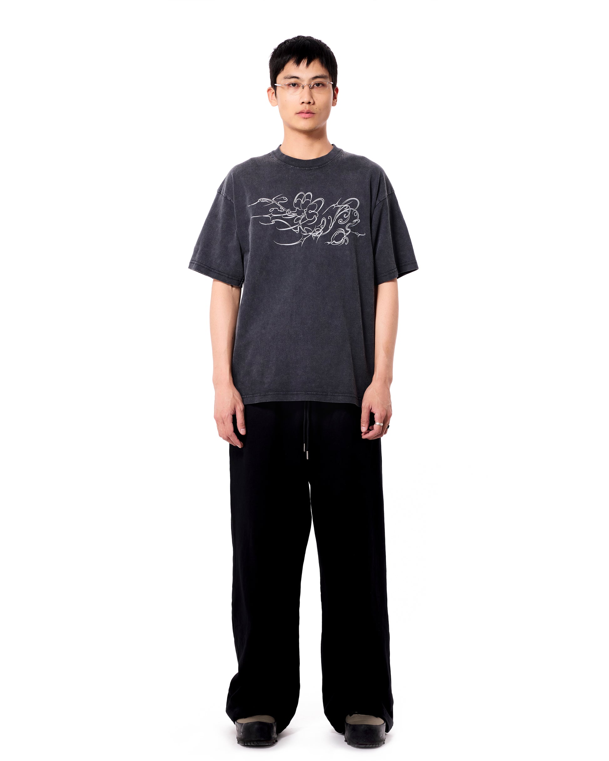 Chrisinni x Miki Unisex Double Waistband Sweatpants - Black