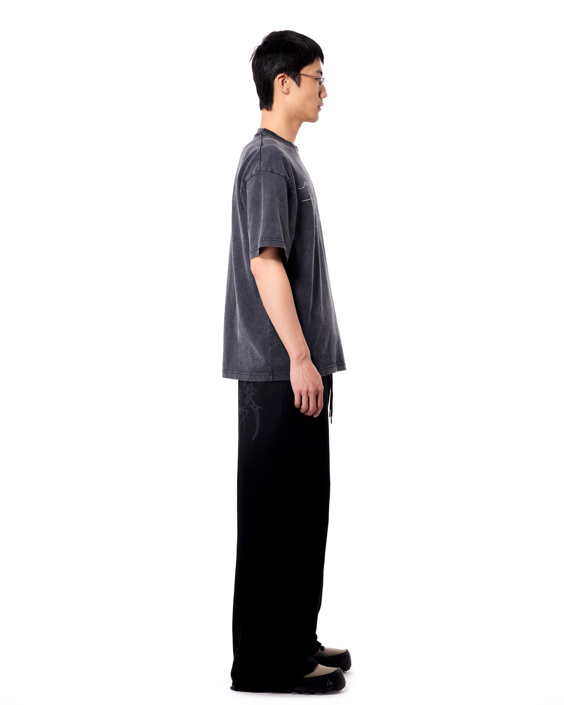 Chrisinni x Miki Unisex Double Waistband Sweatpants - Black