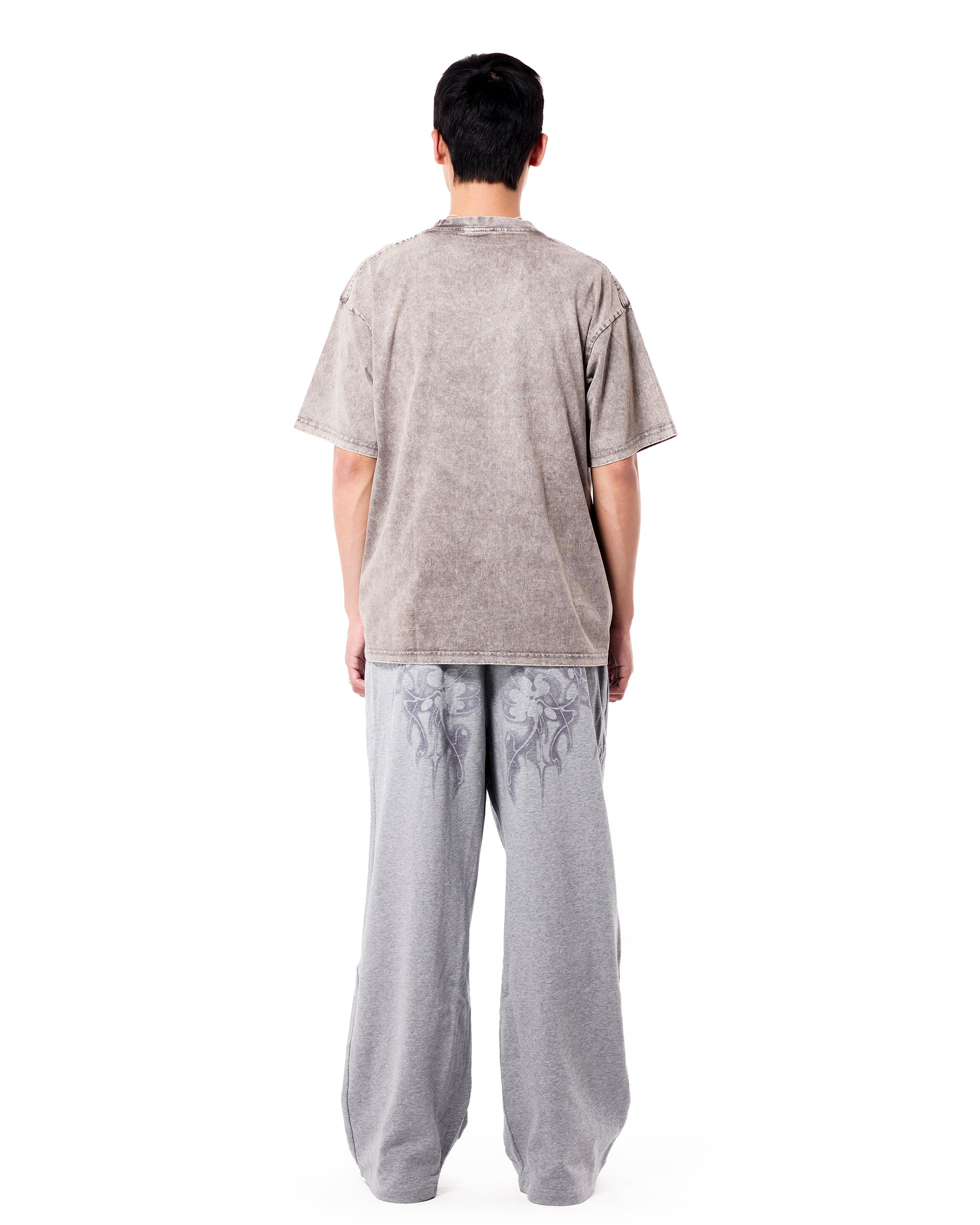 Chrisinni x Miki Unisex Double Waistband Sweatpants - Gray