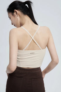 Lace Bra Top - Beige