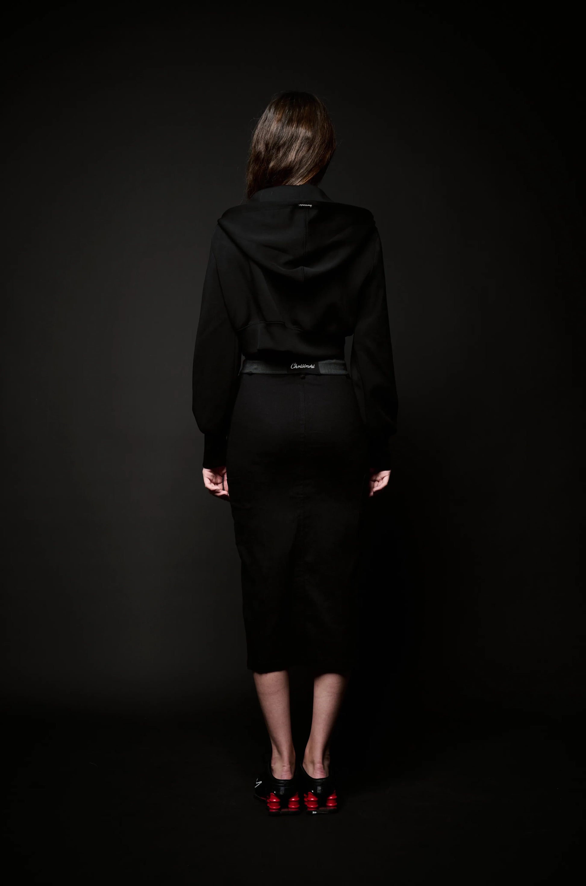 Rebel Reflex Belt Skirt - Black
