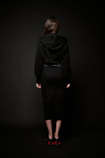 Rebel Reflex Belt Skirt - Black