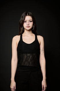 Rebel Floral Bra Top - Black