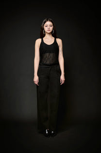 Rebel Floral Bra Top - Black