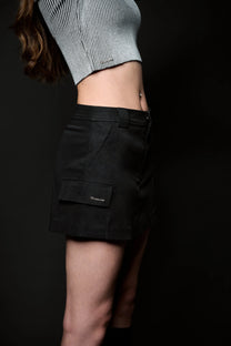 Rebel Fake Skirt - Black
