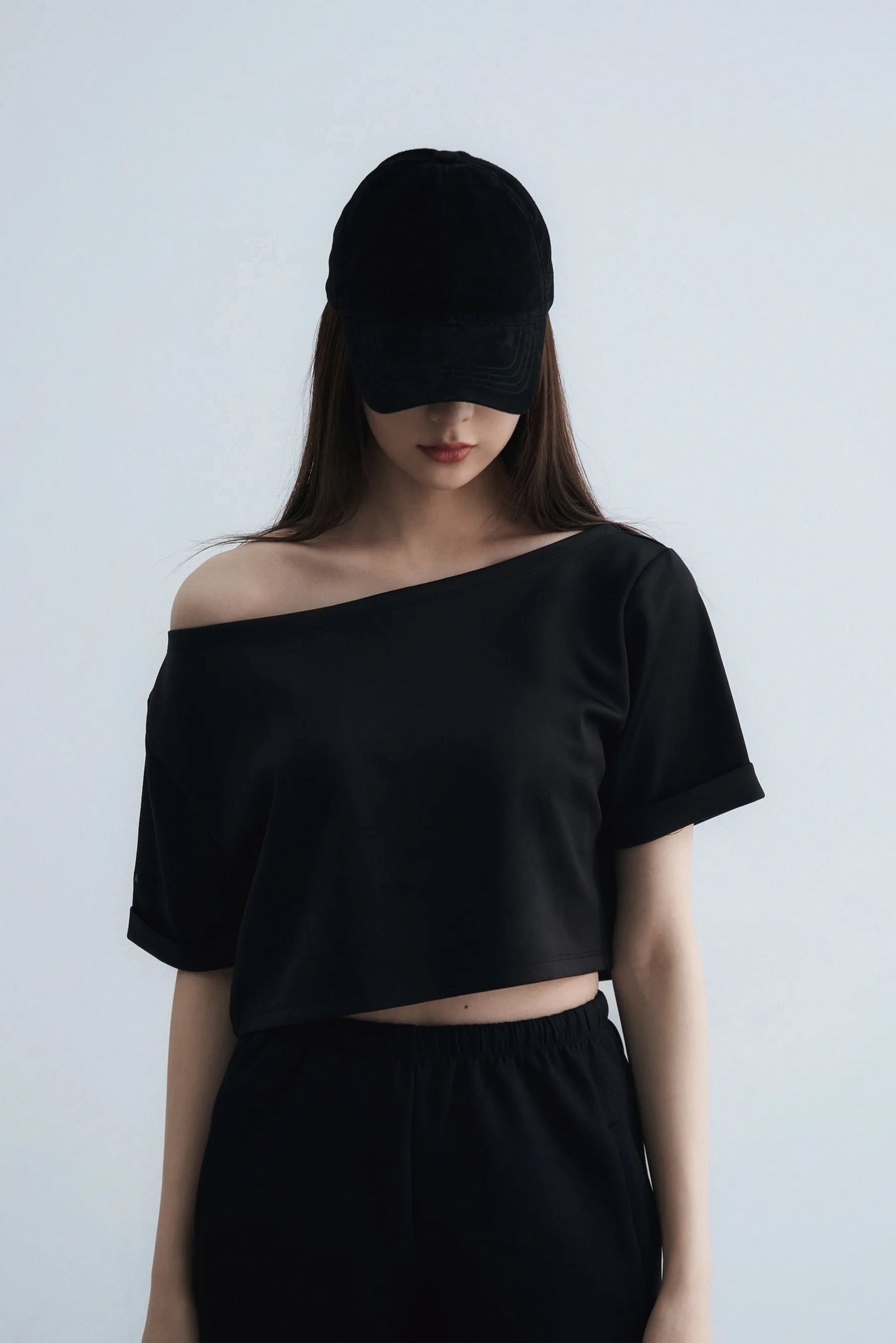 Shoulder Top - Black