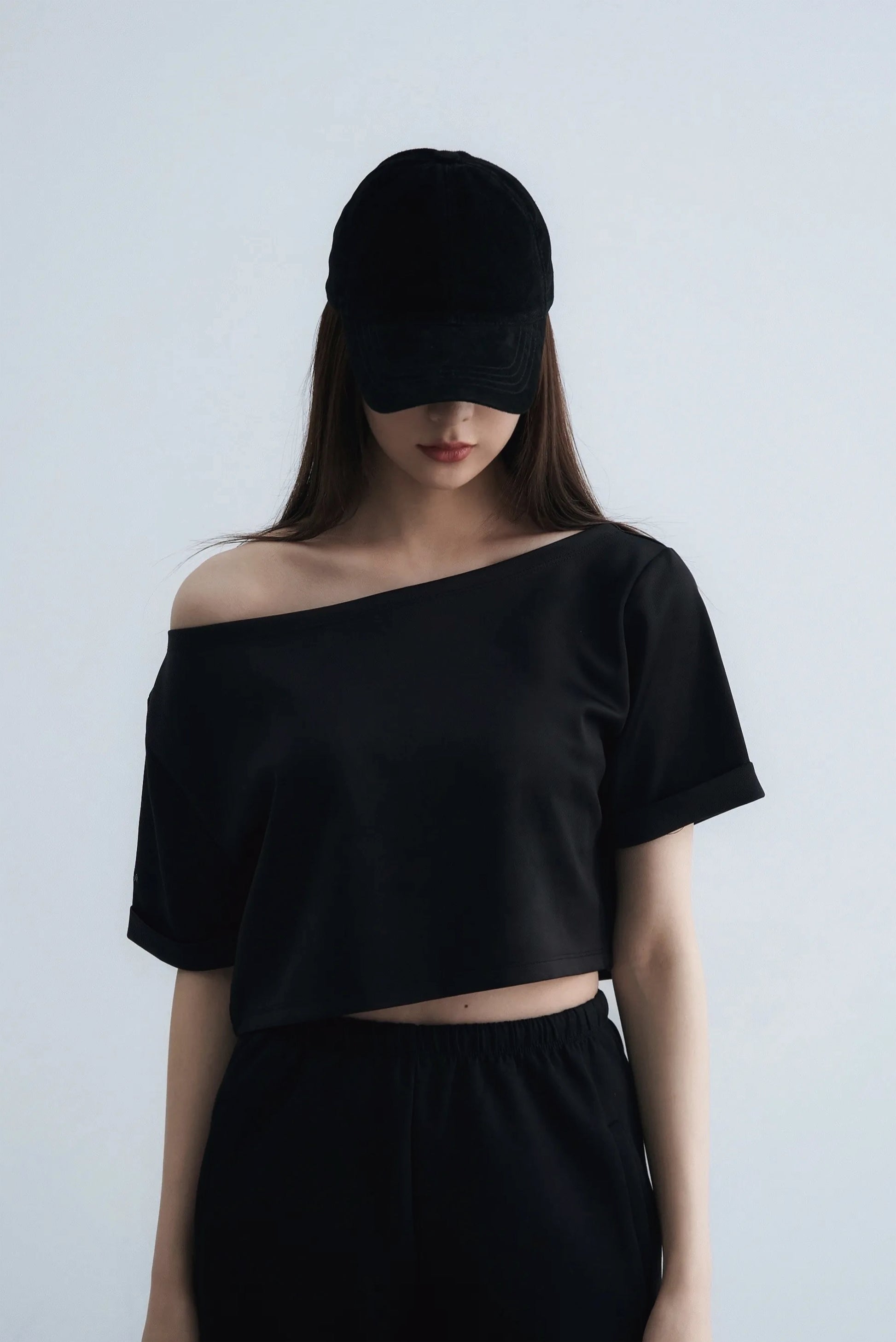 Shoulder Top - Black