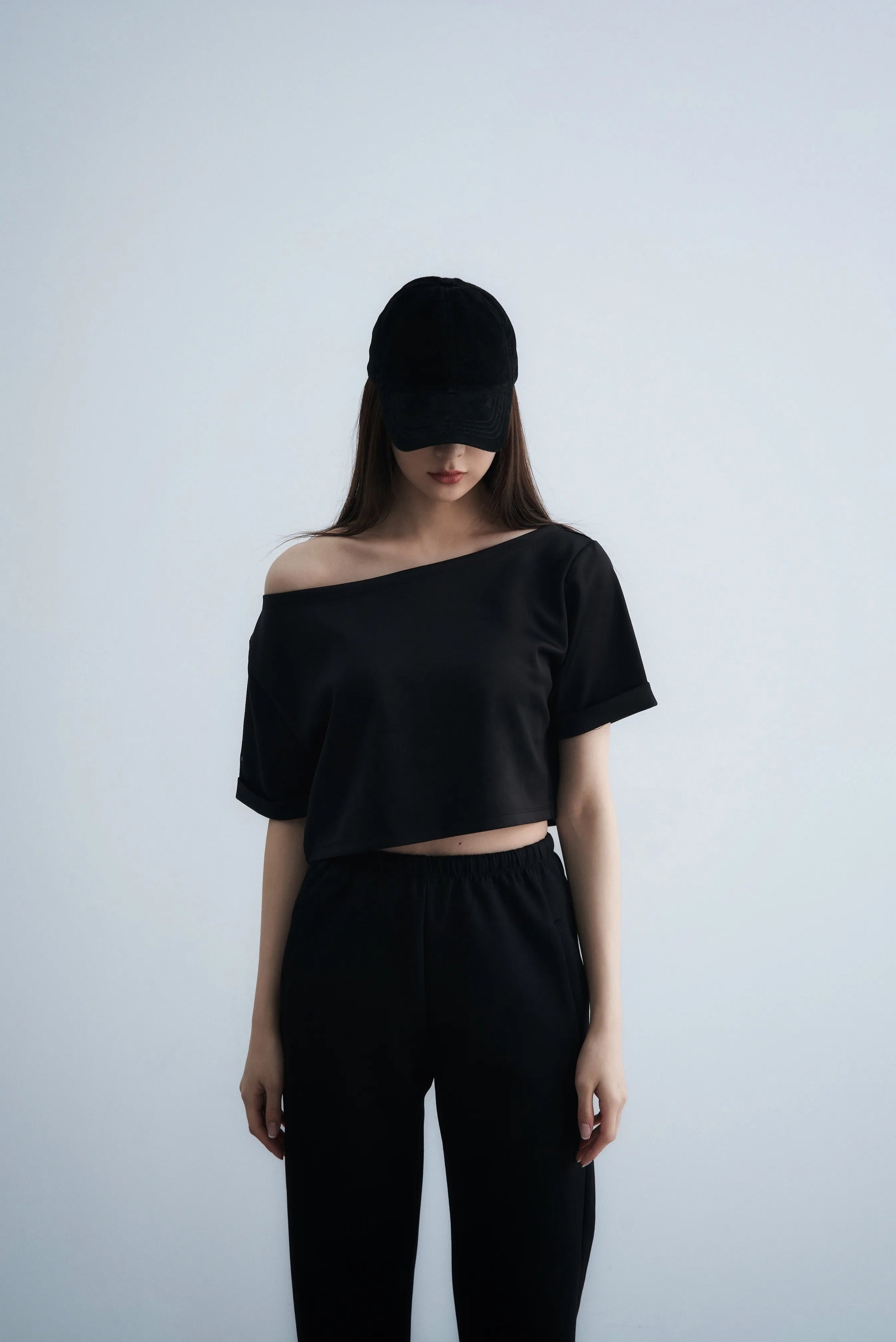 Shoulder Top - Black