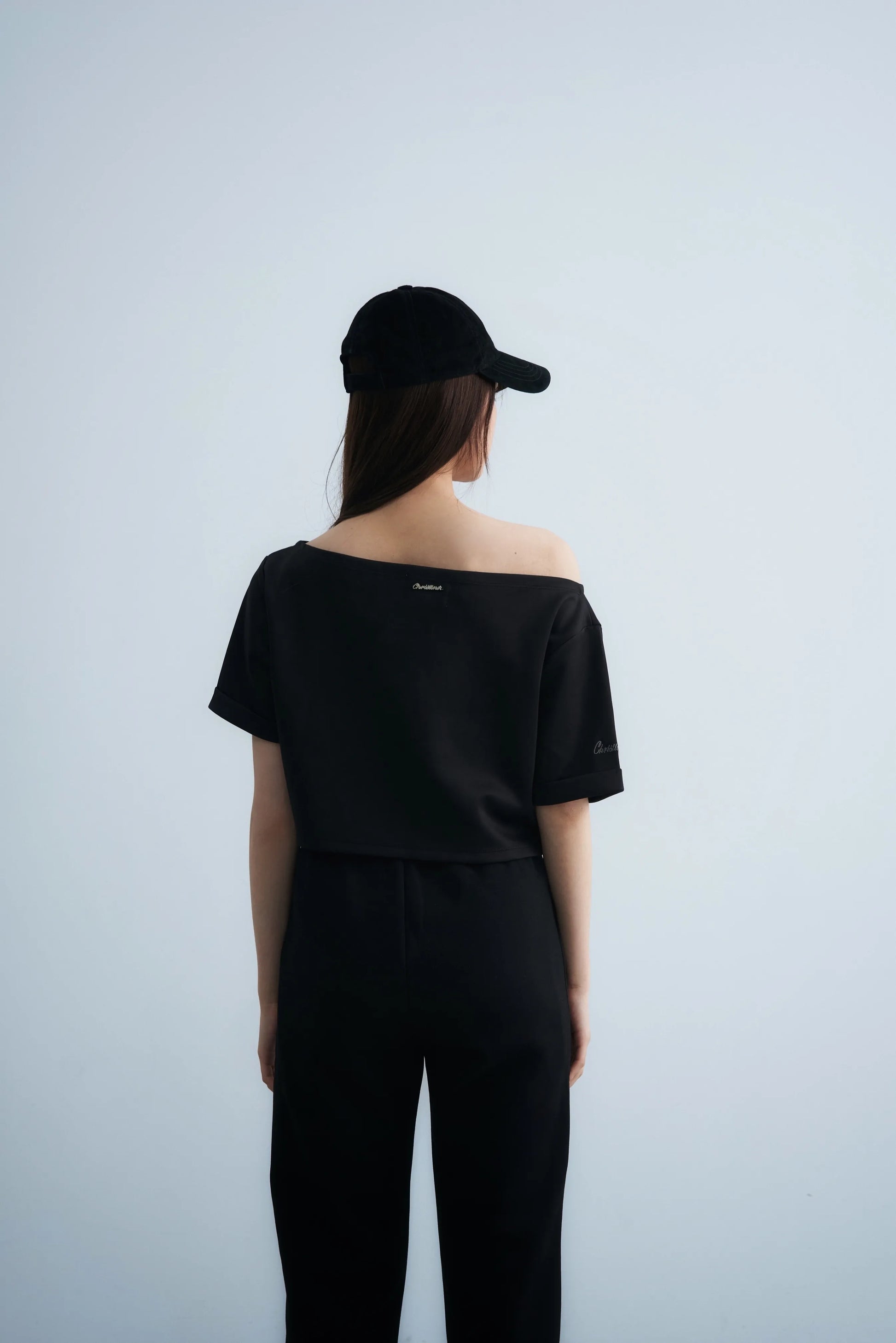 Shoulder Top - Black