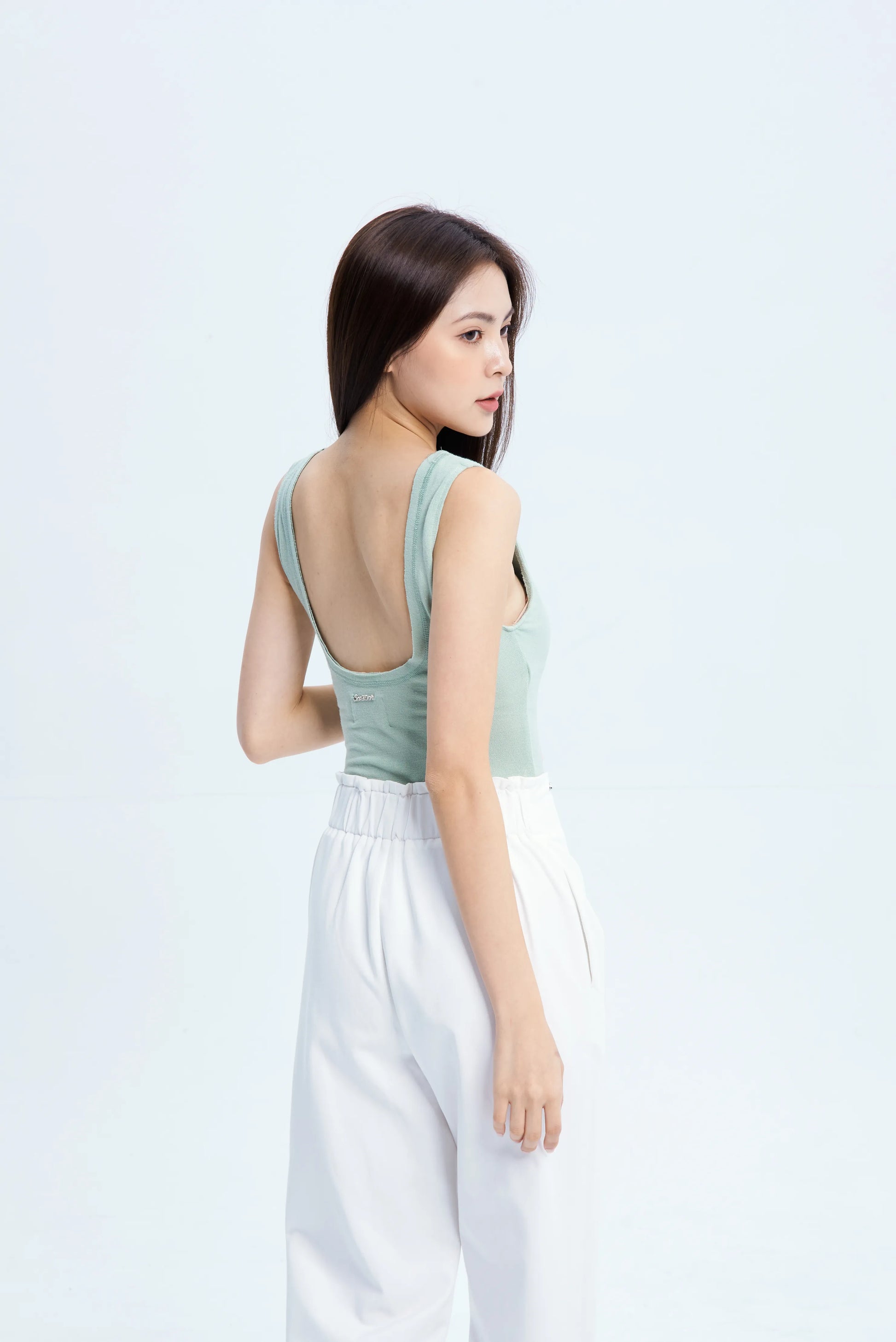 Backless Bra Top - Green