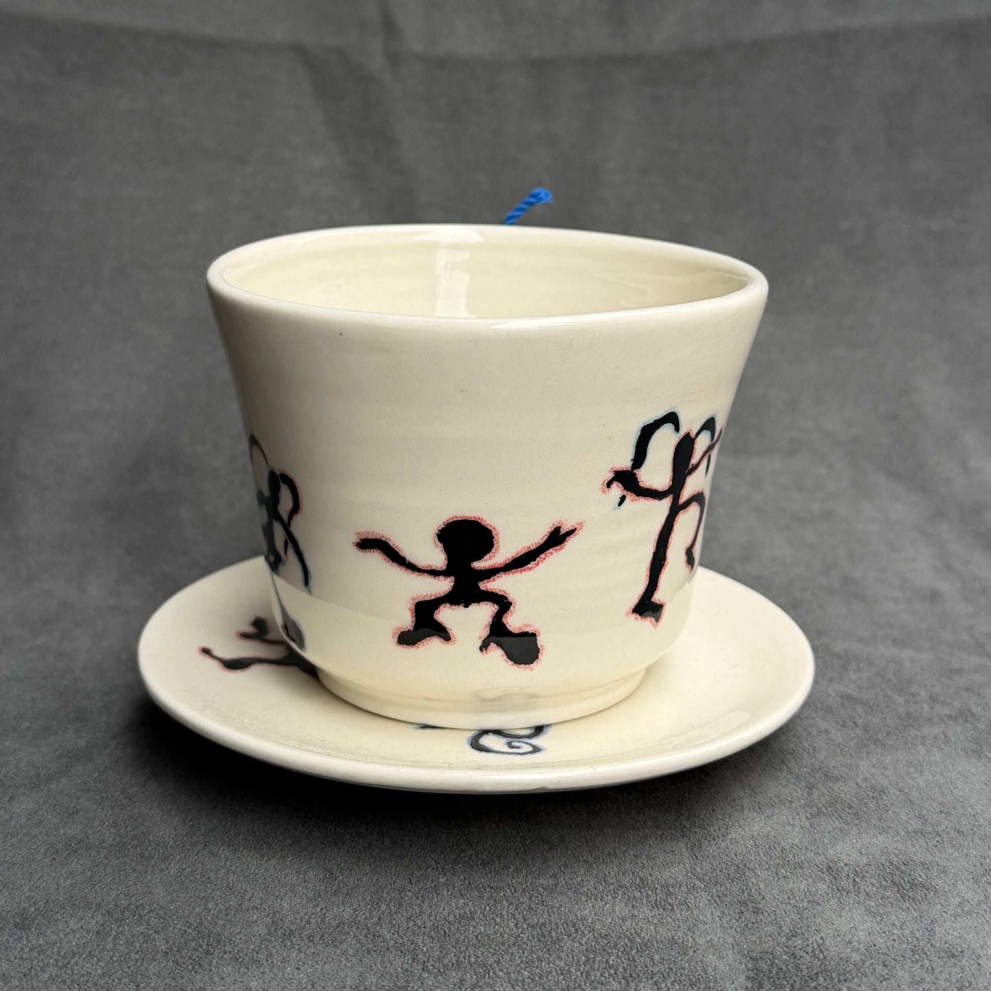 Doodles mug&amp;saucer