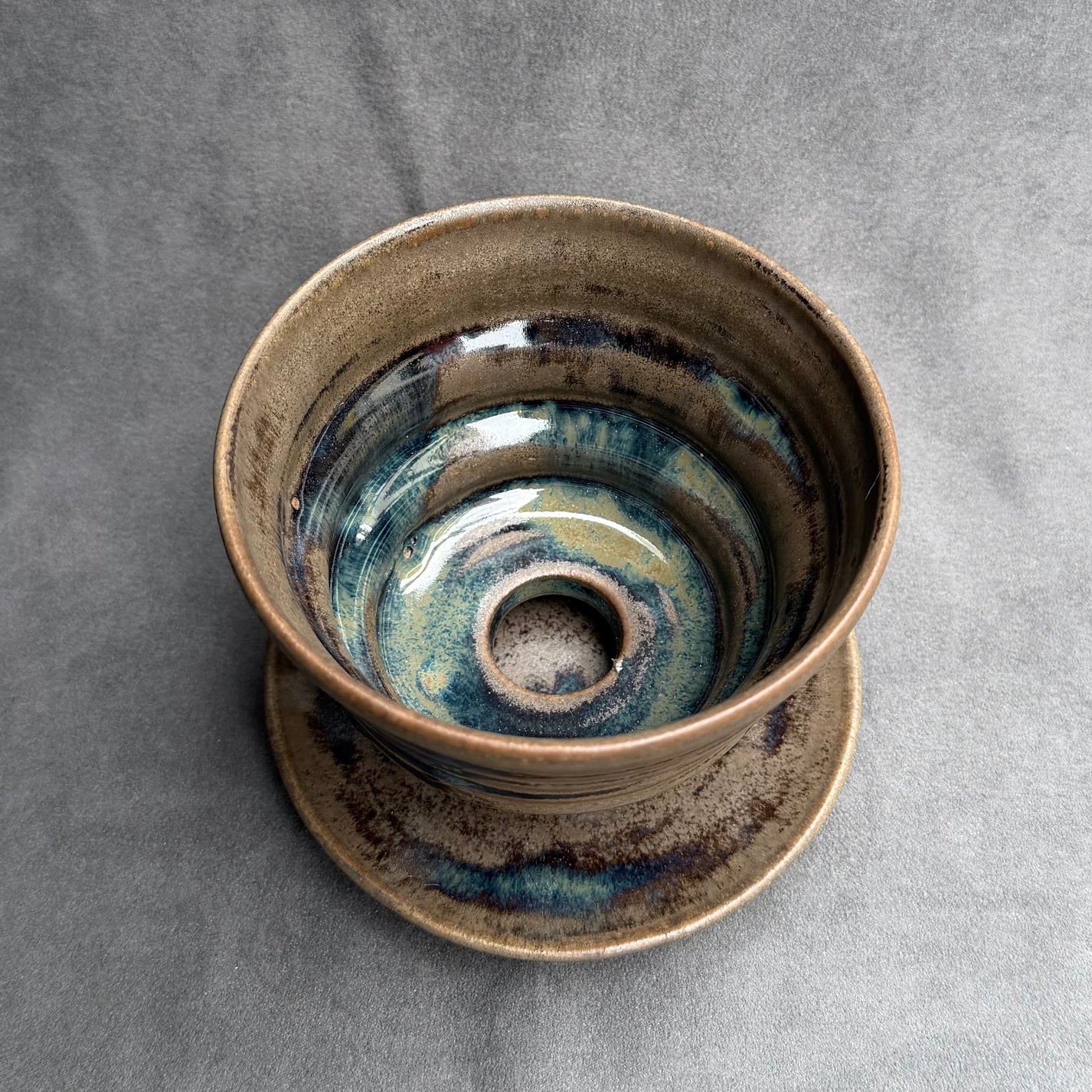 Glazes potted