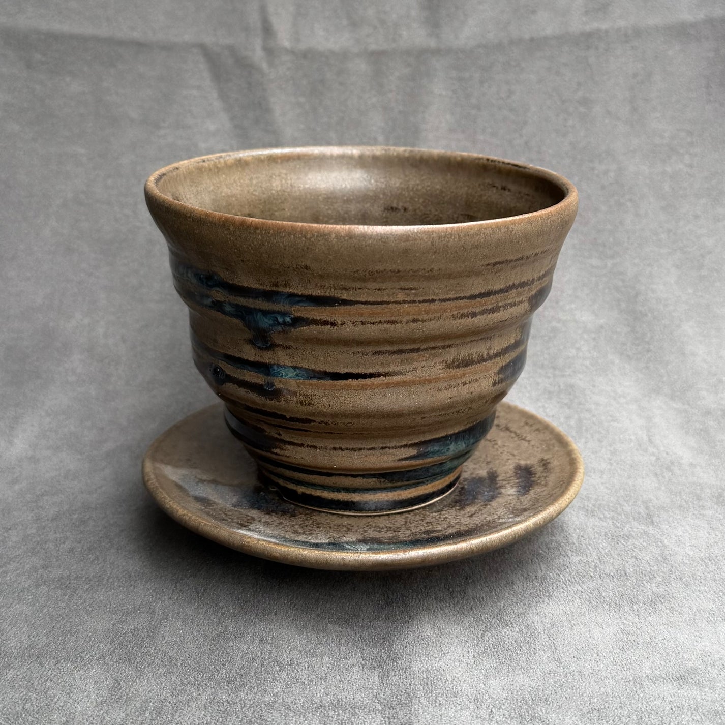 Glazes potted